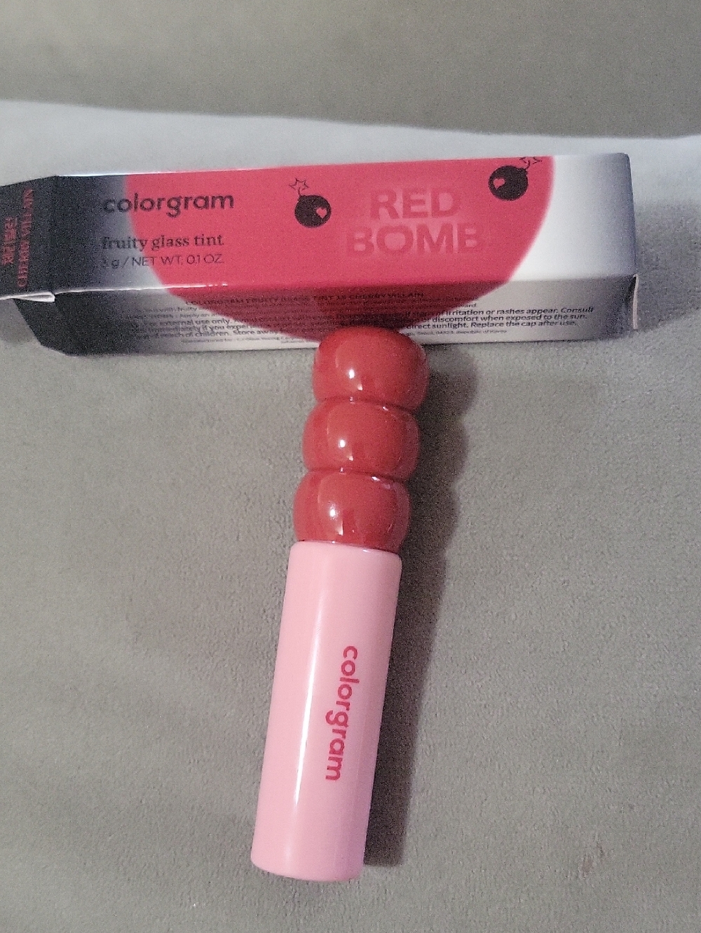 Colorgram red bomb fruity glass tint cherry villain
